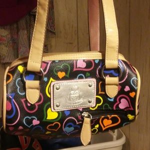 Colorful heart handbag